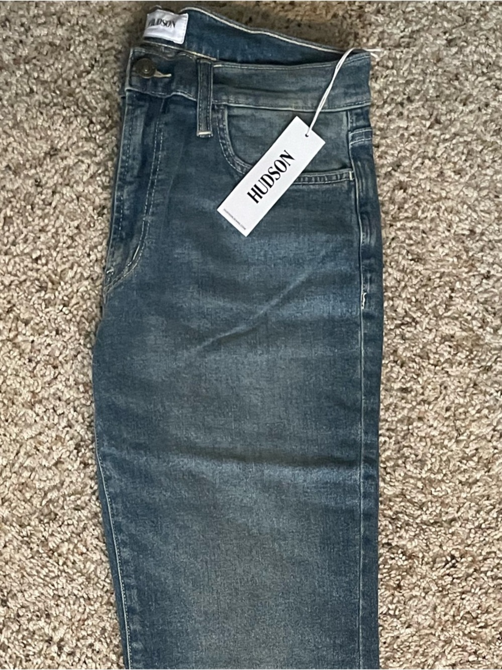 Hudson High Rise Blair Blue Denim Jeans